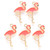 Flamingo Enamel Charm –Sold by the Pair Flamingo Enamel Charm –Sold by the Pair