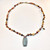 Earthbound Harmony Red Creek Jasper Necklace – Hand-Knotted on Red Brown C-Lon