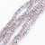 6mm Pink Half-Silver Chinese Crystal Rondelle Beads – Faceted, Sold by the Strand
