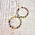 Painted Horizon Tiger’s Eye Hoop Earrings