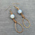 Calm Current Earrings - Agate