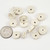 Large 15mm Fish Vertebrae Spacer Beads- 6pcs Large 15mm Fish Vertebrae Spacer Beads- 6pcs