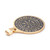 Stainless Steel Viking Compass Enamel Pendants – Black & Gold, Sold Individually by Size