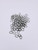 6mm Gun Metal Oval Jump Rings –Sold by the Pack 100pcs