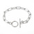 304 Stainless Steel Paperclip Chain Bracelet with Toggle Clasp-Tarnish Resistant, Sold Individually