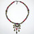 Crimson Garden Dangle Necklace