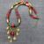 Crimson Garden Dangle Necklace