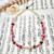 Vintage Blush and Ember Pearl Necklace
