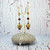 Solar Flame Moon Earrings