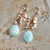 Amazonite Ocean Mist Drop Earrings