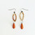 Tangerine Spark Earrings