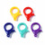 25mm Acrylic Lobster Claw Clasps, Mixed Colors Pack of 10