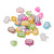 Transparent Resin Valentine's Day Pendants with Glitter & Sequins, Mixed Colors 30 Pieces | 15 Styles