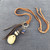 Leather Unisex Deer Antler Necklace