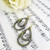 Meadow Pearl Leather Earrings- Handpainted Leather Earrings