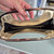 Pre-Loved Express Sequin Snakeskin-Print Purse