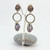Lavender Sun Spiral Earrings