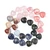 12mm Mixed Stone and Glass Heart Bead Strand 2