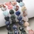 12mm Mixed Stone and Glass Heart Bead Strand 2