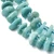 7.5–8mm Natural Amazonite Nugget Bead Strand