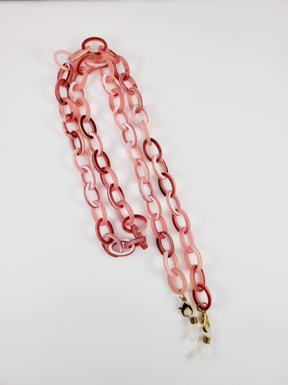 Pink Acrylic Cable Chain