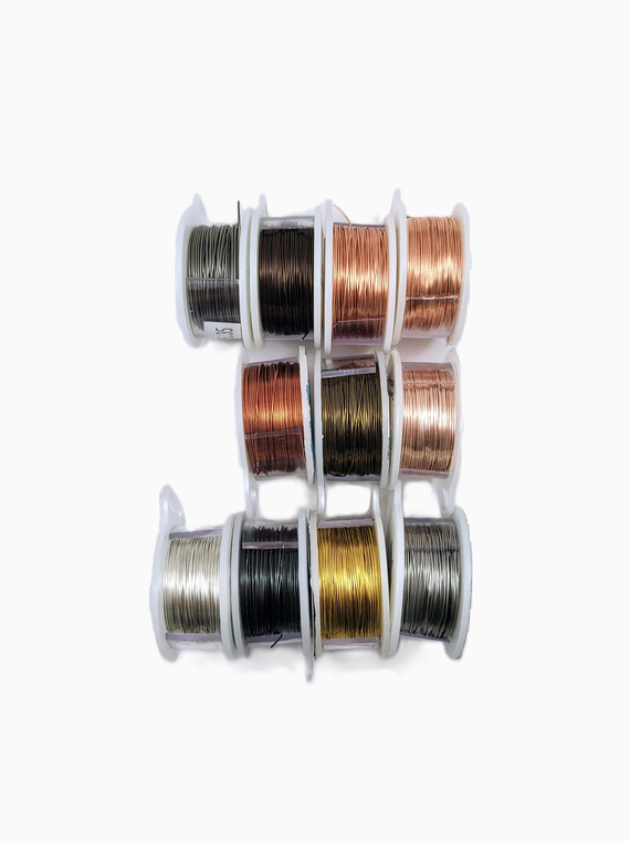 24G Tarnish Resistant ROUND Wire for Wire Wrapping from Taylors Falls Bead Store