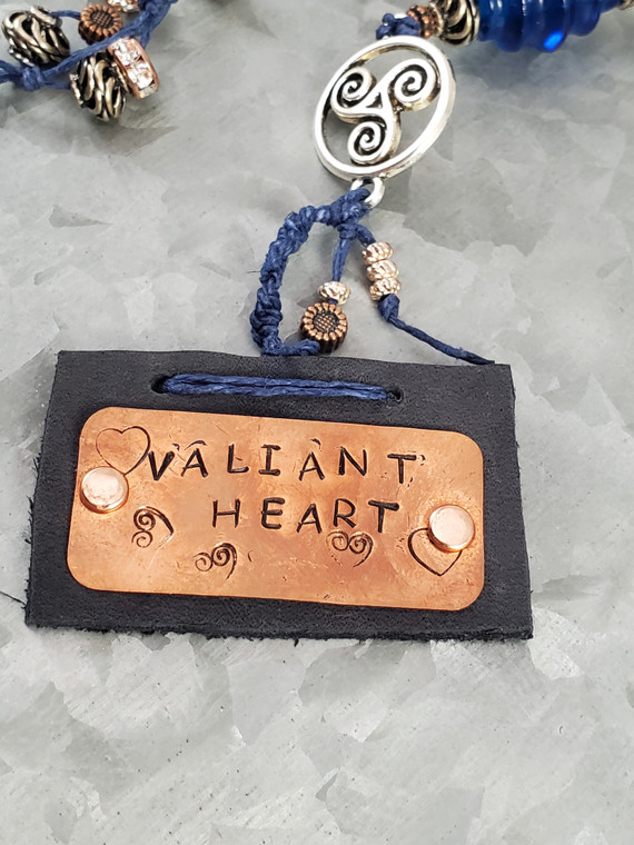Valiant Heart Knotted Necklace