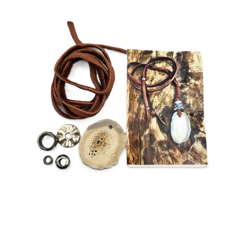 Simple Unisex Deer Antler Necklace Kit