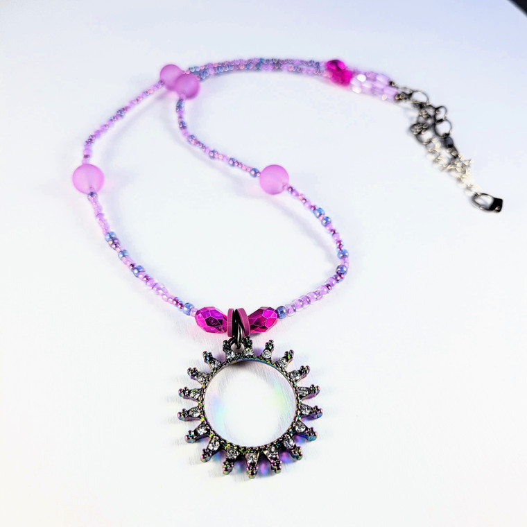Dreamy Twilight Seed Bead Necklace