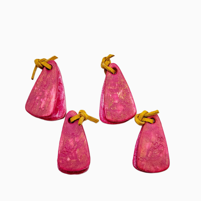Lakefront Jewels by Gina: Pink Clay Drop Pendants