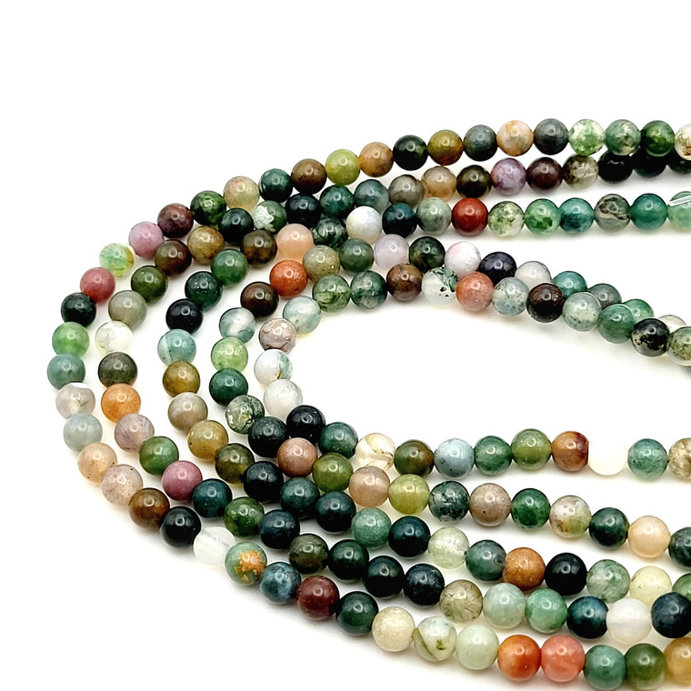 4mm Round Fancy Jasper Bead Strand