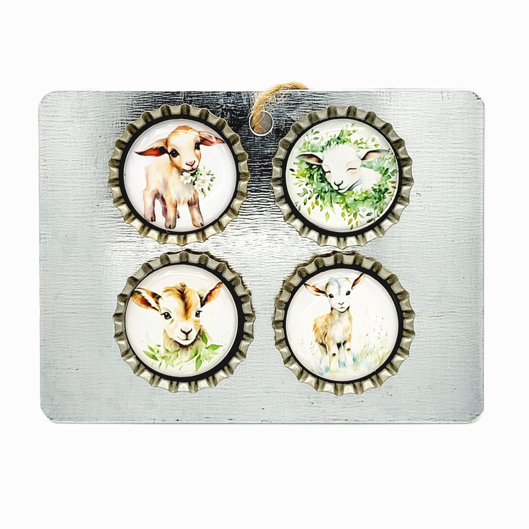 Super Magnets Set of 4: Baby Goats #1