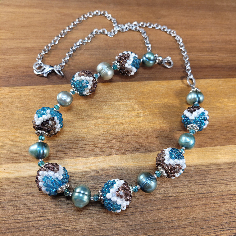 Tranquil Tides Pearl Necklace
