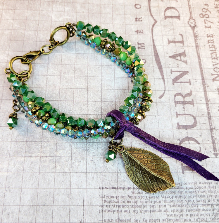 Forest Bloom Multistrand Bracelet