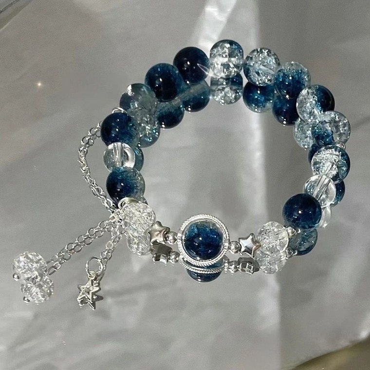 6 inch Starlit Path Stretch Bracelet