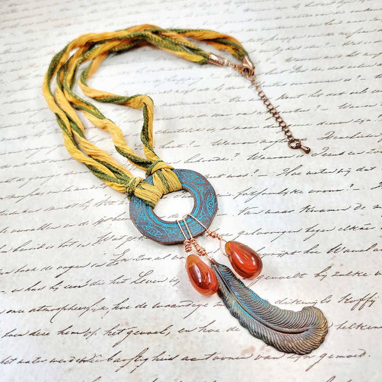 Harvest Wind Silk Necklace