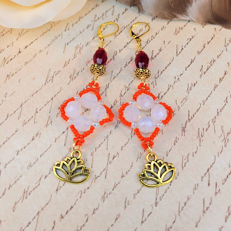 Rising Lotus Earrings