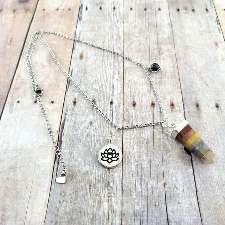 Lotus Chakra Point Necklace