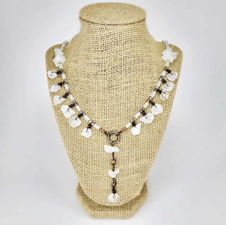 Dancing Light Quartz Necklace