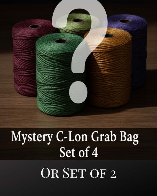 C-Lon Mystery Thread Roll Sets of 2 or 4 – 0.5mm, 77 Yard Spools