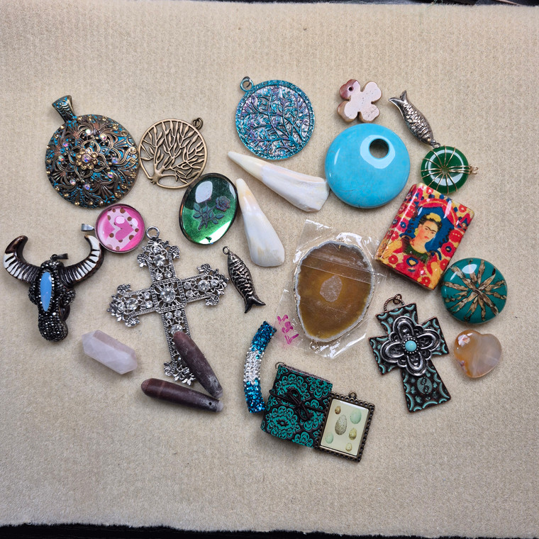 Charm and Pendant Treasure Lot