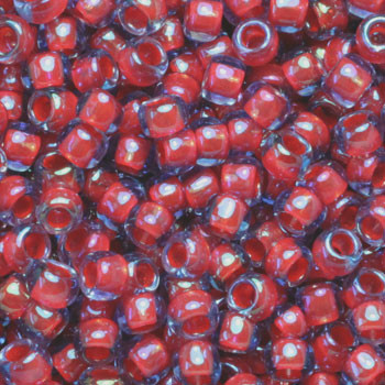 8/0 TOHO Round Sapphire Lt./Hyacinth Lined - Sold by Weight