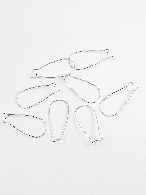 Kidney Earring Wires- 20pcs