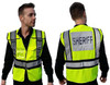 ANSI 207 Adjustable Breakaway Reflective Vest - "SHERIFF" Imprinted