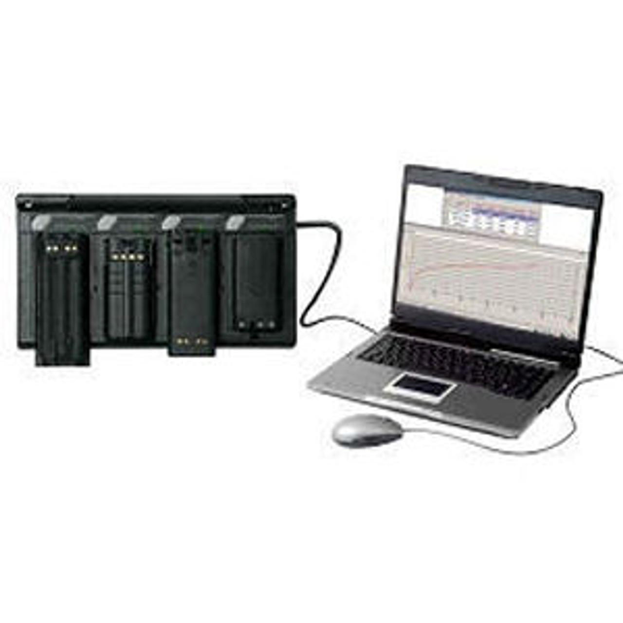 AdvanceTec 4-Slot Software Driven Monitoring System For Kenwood NX-411 Batteries