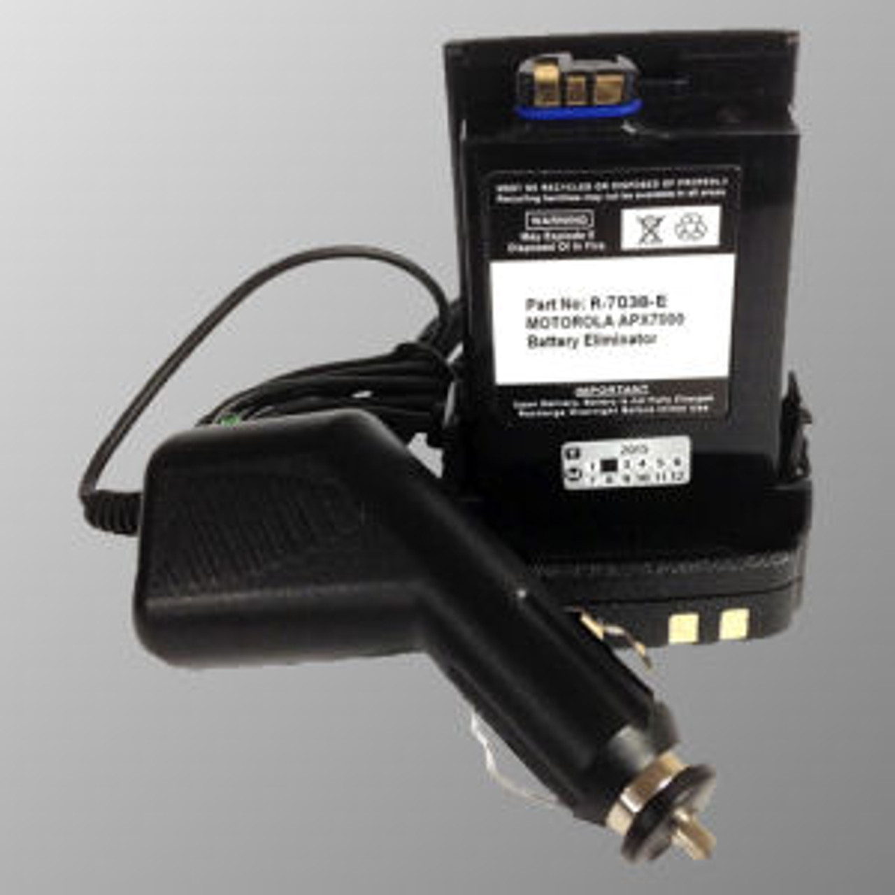 Motorola APX8000 Battery Eliminator - 12VDC Cig Plug