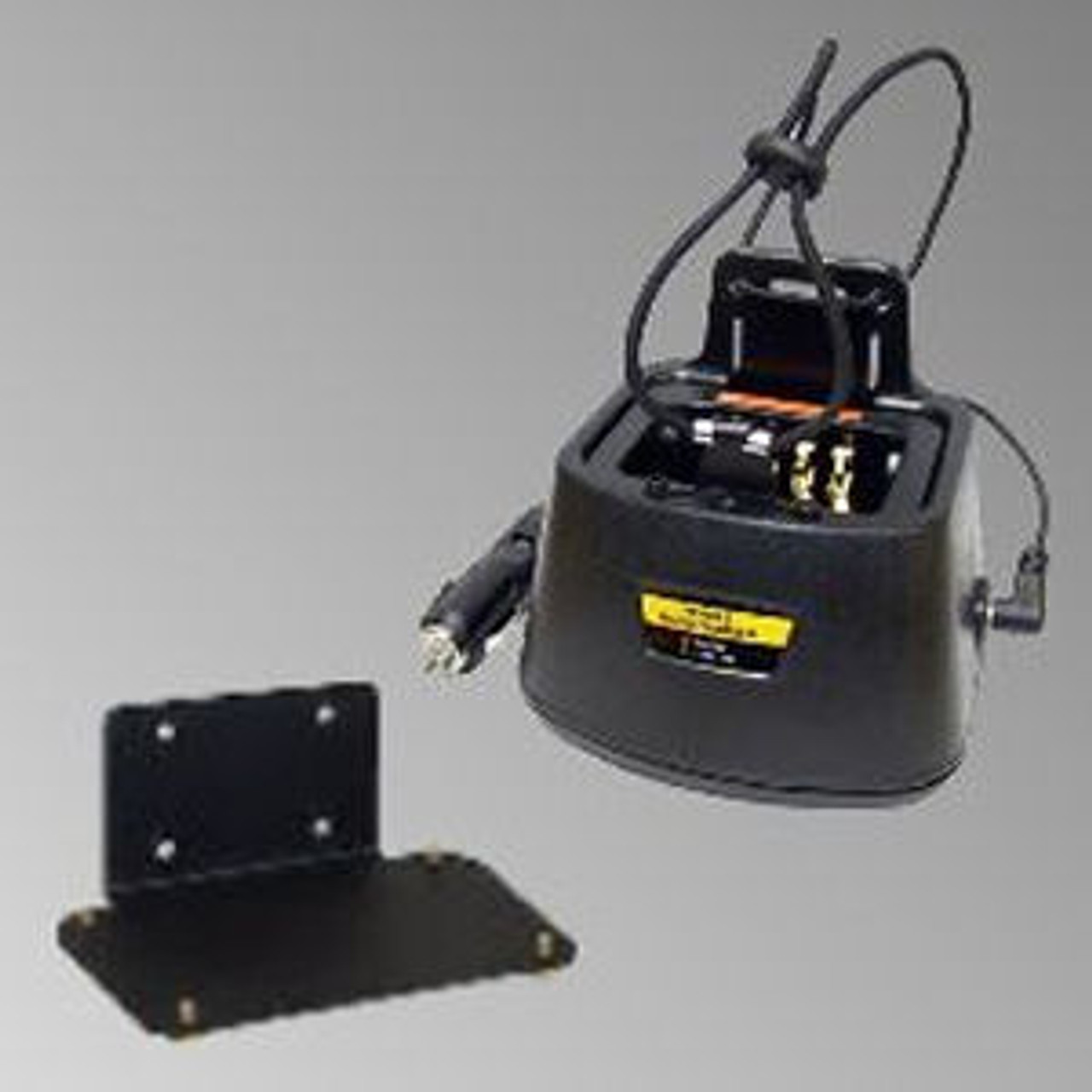 EF Johnson AN/PRC-127EFJ In-Vehicle 12V DC Single Bay Quad-Chem Drop-In Charger