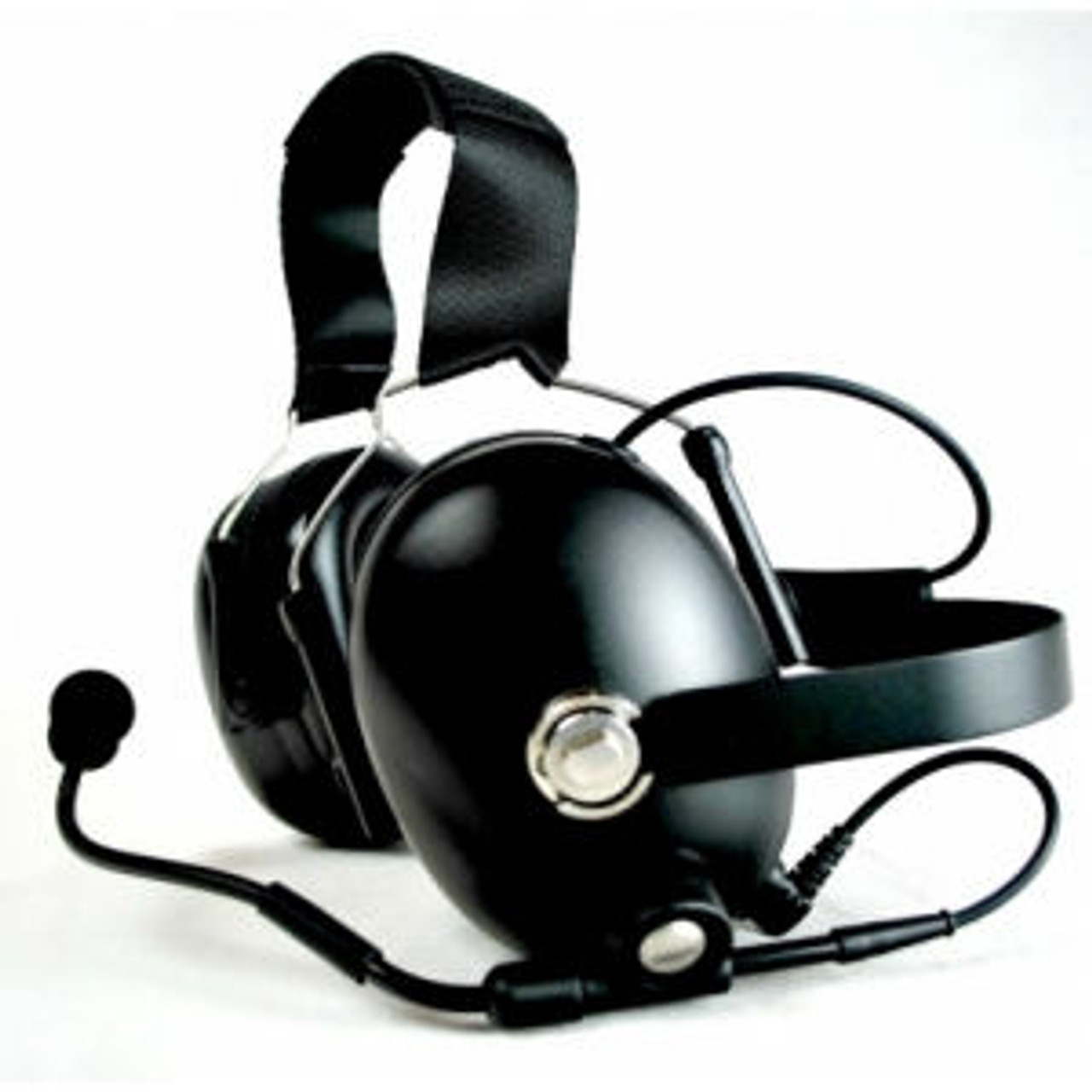HYT / Hytera PD702 Noise Canceling Double Muff Behind The Head Headset