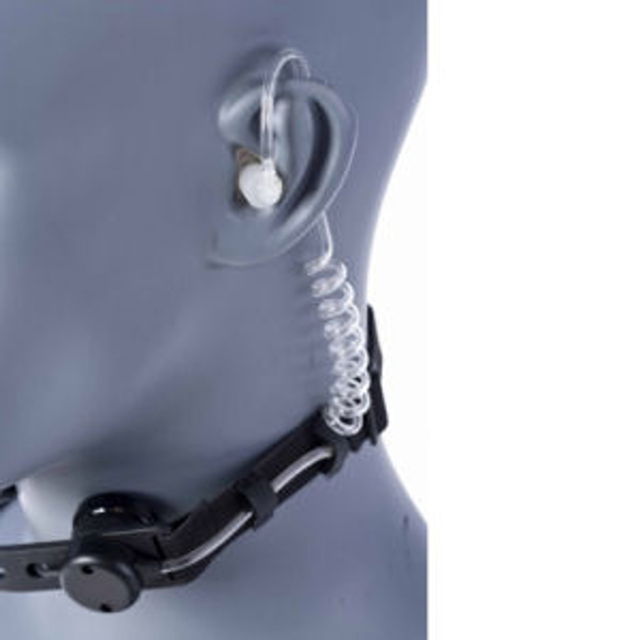 Motorola GP88 Throat Mic With Standard And Finger PTT