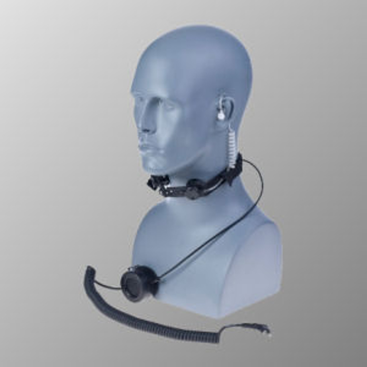 Motorola P50 (6 Cell) Throat Mic With Standard And Finger PTT